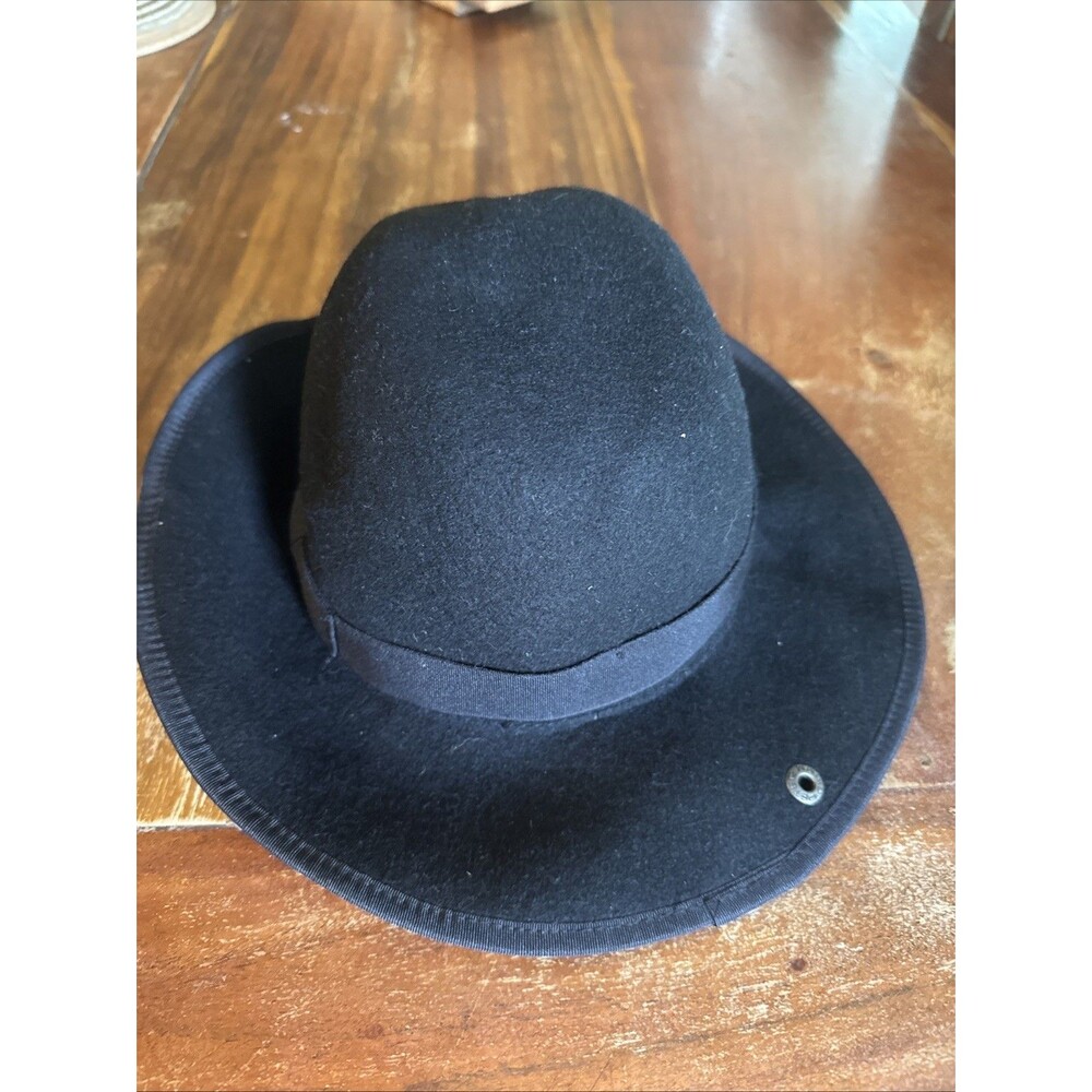 Peter Grimm Fedora Black Hat 100% Wool One Size